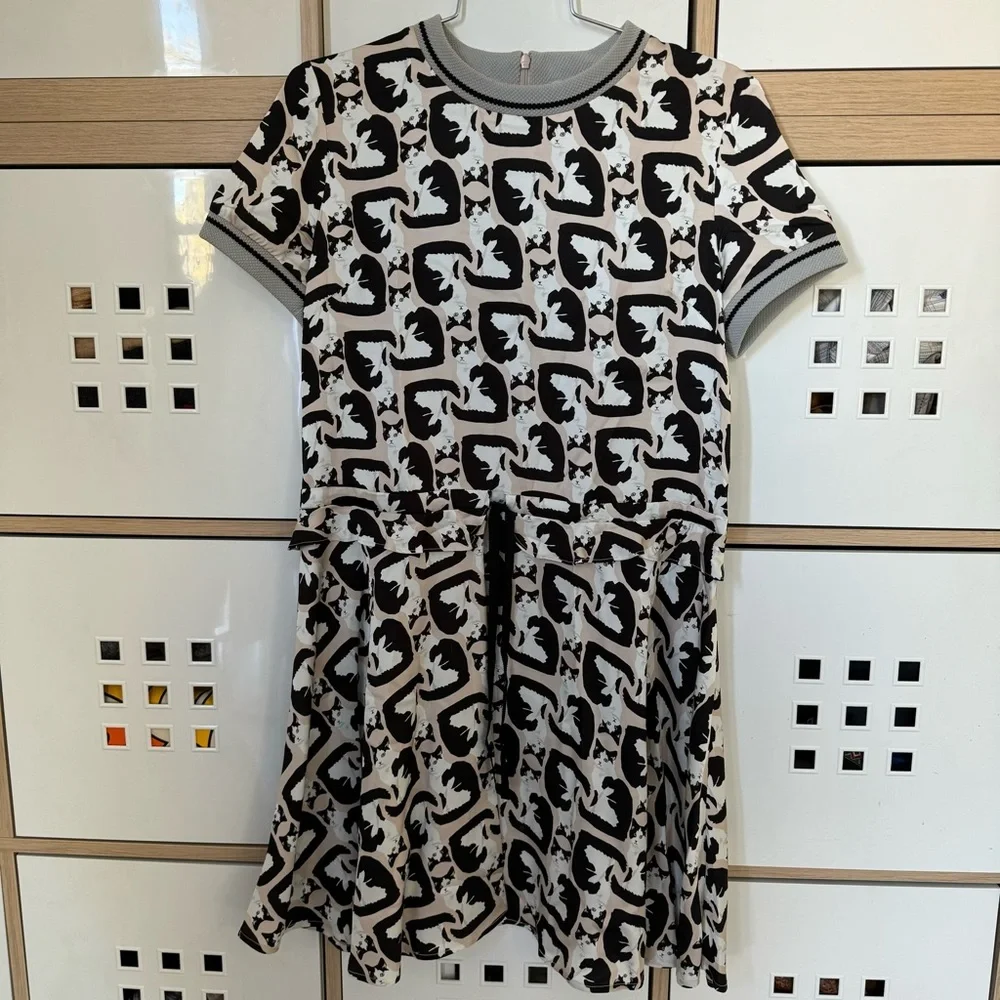 Paul & Joe Sister Bambina Cat Print Dress - Picture 10 of 14